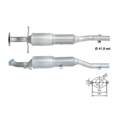 DPF катализатори Magnaflow за конкретени модели Magnaflow катализатор за FORD | race-shop.bg