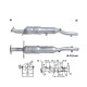DPF катализатори Magnaflow за конкретени модели Magnaflow катализатор за FORD | race-shop.bg