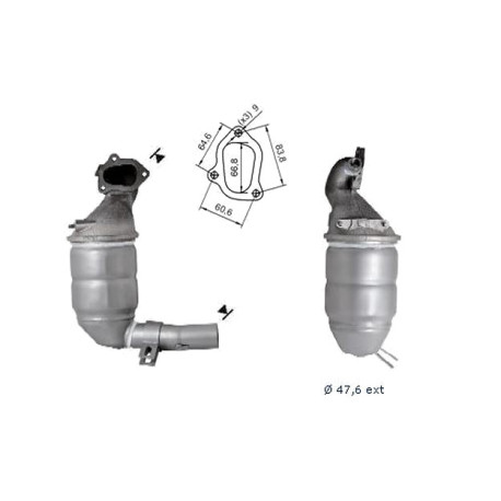 DPF катализатори Magnaflow за конкретени модели Magnaflow катализатор за FORD | race-shop.bg