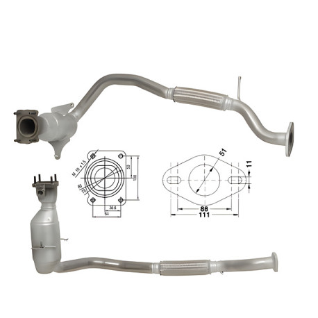 DPF катализатори Magnaflow за конкретени модели Magnaflow катализатор за FORD | race-shop.bg