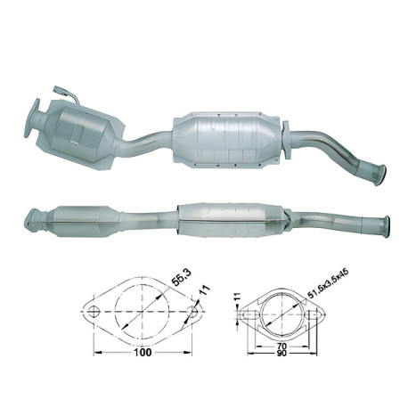 DPF катализатори Magnaflow за конкретени модели Magnaflow катализатор за FORD | race-shop.bg