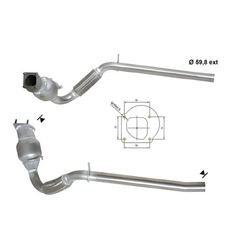 DPF катализатори Magnaflow за конкретени модели Magnaflow катализатор за FORD | race-shop.bg