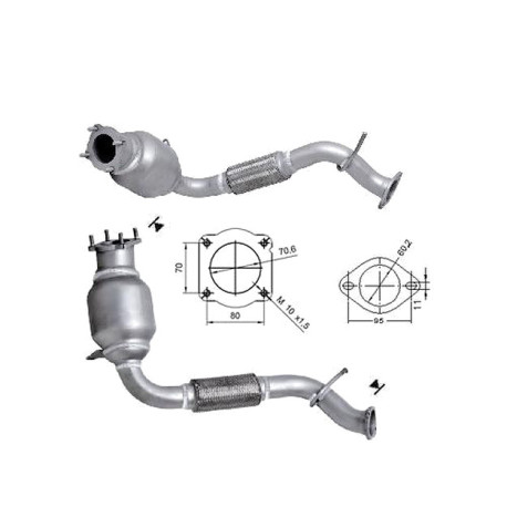 DPF катализатори Magnaflow за конкретени модели Magnaflow катализатор за FORD | race-shop.bg