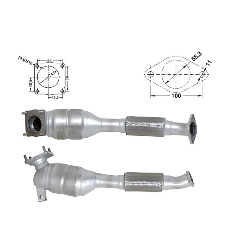 DPF катализатори Magnaflow за конкретени модели Magnaflow катализатор за FORD | race-shop.bg