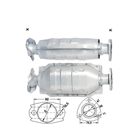 DPF катализатори Magnaflow за конкретени модели Magnaflow катализатор за HONDA | race-shop.bg