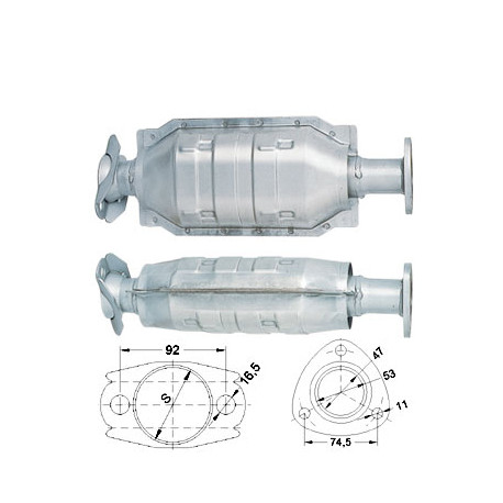 DPF катализатори Magnaflow за конкретени модели Magnaflow катализатор за HONDA | race-shop.bg
