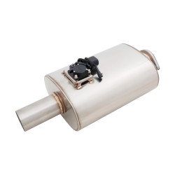 Varex спортен ауспух 6"x10"x15" с фланцов вход 3", едностенен изход 3"