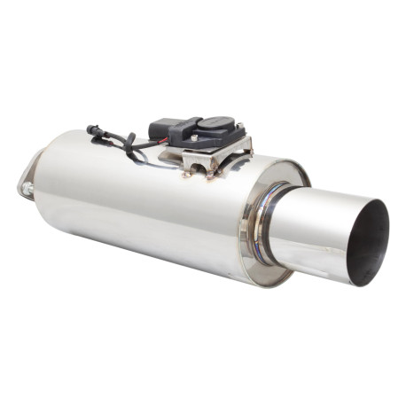 Universal valve mufflers Varex спортен ауспух 7.5"x15" с фланцов вход 3.5", едностенен накрайник 4.5" | race-shop.bg