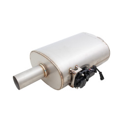 Varex Спортен ауспух с клапа 6"x10"x16" вход 2.5", изход 2.5"