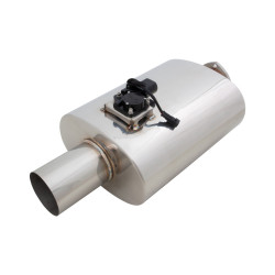 Varex Спортен ауспух с клапа 6"x10"x16" вход 4", изход 4"