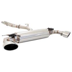 XForce Twin 2.5" to 3" Cat-Back System + Varex Muffler for AUDI RS3 2017-2021 8V SEDAN