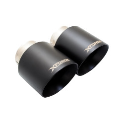 XForce 4" Tips for TOYOTA YARIS 2021- GR, black