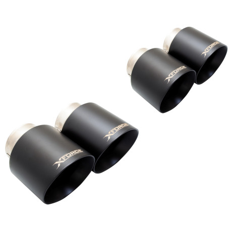 Изпускателни системи XFORCE 4" Накрайници черен мат за BMW M3 2020- G80 COMPETITION | race-shop.bg