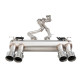 Изпускателни системи XFORCE XForce 2.5" Twin Cat-Back System Varex Muffler for BMW M3 2014-2019 F80 | race-shop.bg