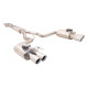 Изпускателни системи XFORCE XForce 2.5" Cat-Back System + Oval Varex Mufflers for FORD MUSTANG 2017-2022 FN ECOBOOST 2.3L | race-shop.bg