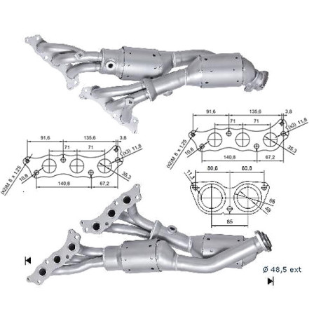 DPF катализатори Magnaflow за конкретени модели Magnaflow катализатор за LEXUS | race-shop.bg