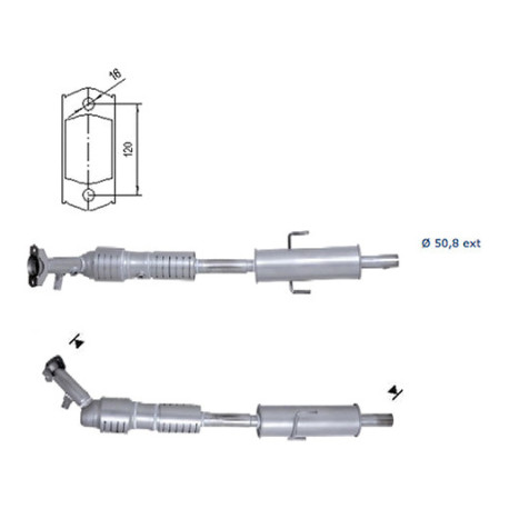 DPF катализатори Magnaflow за конкретени модели Magnaflow катализатор за MAZDA | race-shop.bg