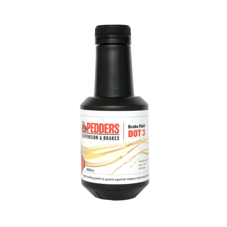 Спирачни дискове и накладки Pedders PEDDERS спирачна течност DOT 3, 500 ml | race-shop.bg