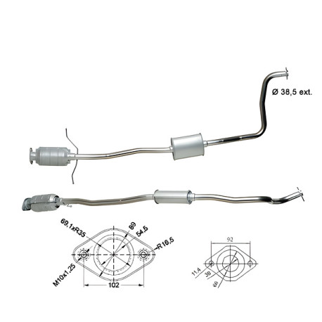 DPF катализатори Magnaflow за конкретени модели Magnaflow катализатор за MAZDA | race-shop.bg