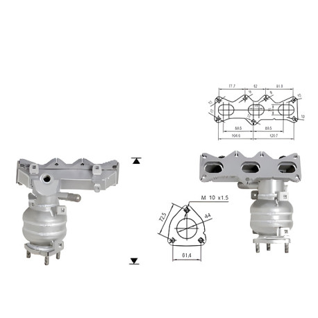 DPF катализатори Magnaflow за конкретени модели Magnaflow катализатор за MAZDA | race-shop.bg