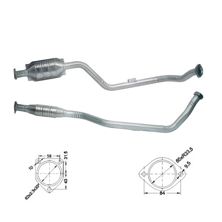DPF катализатори Magnaflow за конкретени модели Magnaflow катализатор за MERCEDES | race-shop.bg
