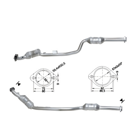 DPF катализатори Magnaflow за конкретени модели Magnaflow катализатор за MERCEDES | race-shop.bg