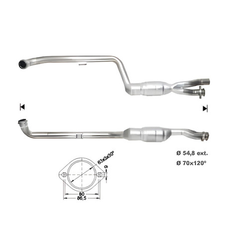 DPF катализатори Magnaflow за конкретени модели Magnaflow катализатор за MERCEDES | race-shop.bg