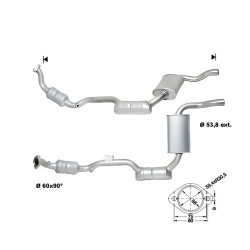 Magnaflow катализатор за MERCEDES