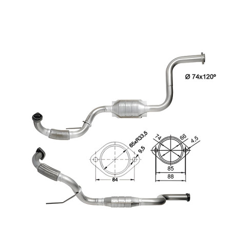 DPF катализатори Magnaflow за конкретени модели Magnaflow катализатор за MERCEDES | race-shop.bg