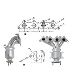 Magnaflow катализатор за MITSUBISHI