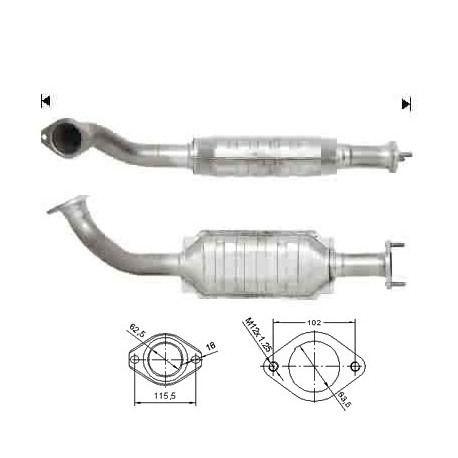 DPF катализатори Magnaflow за конкретени модели Magnaflow катализатор за MITSUBISHI | race-shop.bg