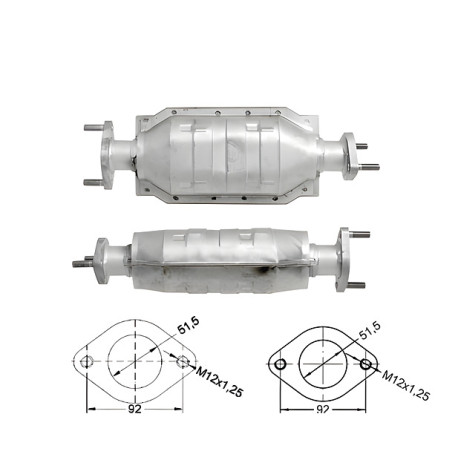 DPF катализатори Magnaflow за конкретени модели Magnaflow катализатор за MITSUBISHI | race-shop.bg