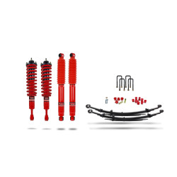 Pedders 803238 1.75 Inch Suspension Комплект за повдигане на Improved Ride Kit с монтирани предни амортисьори. Toyota Hilux MK8