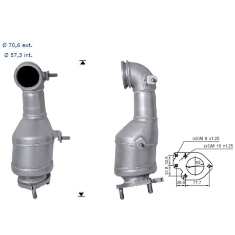 DPF катализатори Magnaflow за конкретени модели Magnaflow катализатор за OPEL | race-shop.bg