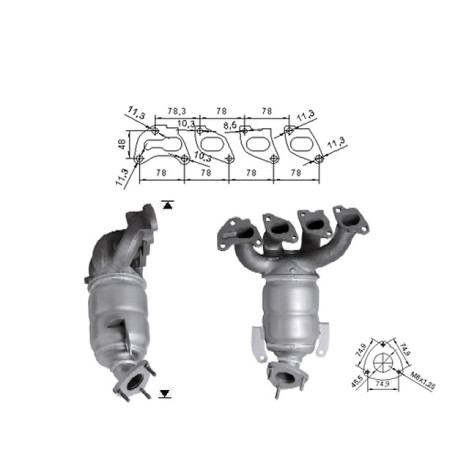 DPF катализатори Magnaflow за конкретени модели Magnaflow катализатор за OPEL | race-shop.bg