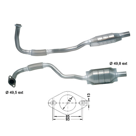 DPF катализатори Magnaflow за конкретени модели Magnaflow катализатор за OPEL | race-shop.bg