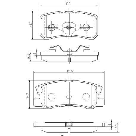Спирачни дискове и накладки Pedders Керамични накладки Kevlar Pedders 6820590 TrakRyder | race-shop.bg