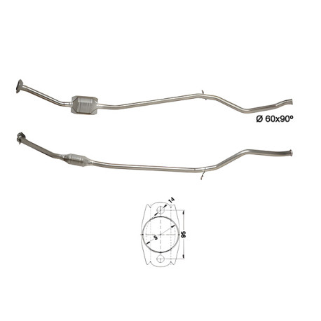 DPF катализатори Magnaflow за конкретени модели Magnaflow катализатор за PEUGEOT | race-shop.bg