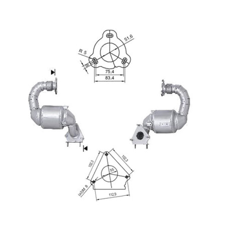 DPF катализатори Magnaflow за конкретени модели Magnaflow катализатор за RENAULT | race-shop.bg
