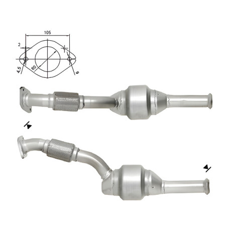DPF катализатори Magnaflow за конкретени модели Magnaflow катализатор за RENAULT | race-shop.bg