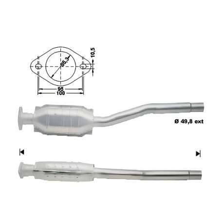 DPF катализатори Magnaflow за конкретени модели Magnaflow катализатор за RENAULT | race-shop.bg