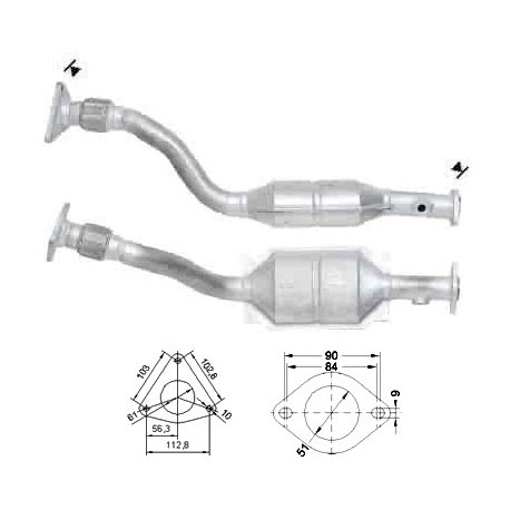 DPF катализатори Magnaflow за конкретени модели Magnaflow катализатор за RENAULT | race-shop.bg