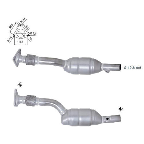 DPF катализатори Magnaflow за конкретени модели Magnaflow катализатор за RENAULT | race-shop.bg