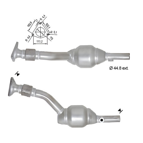 DPF катализатори Magnaflow за конкретени модели Magnaflow катализатор за RENAULT | race-shop.bg