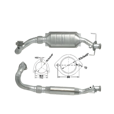 DPF катализатори Magnaflow за конкретени модели Magnaflow катализатор за SAAB | race-shop.bg