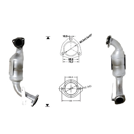 DPF катализатори Magnaflow за конкретени модели Magnaflow катализатор за SAAB | race-shop.bg