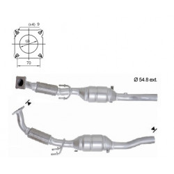 Magnaflow катализатор за SKODA VOLKSWAGEN