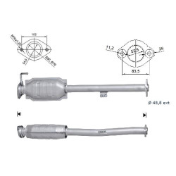Magnaflow катализатор за SUZUKI