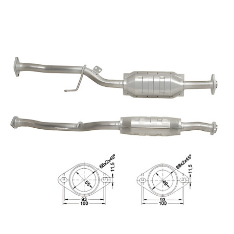 DPF катализатори Magnaflow за конкретени модели Magnaflow катализатор за TOYOTA | race-shop.bg