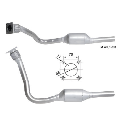 DPF катализатори Magnaflow за конкретени модели Magnaflow катализатор за VOLKSWAGEN | race-shop.bg